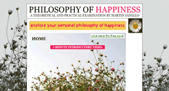 Desktop Screenshot of philosophyofhappiness.com