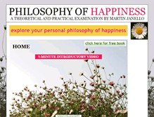 Tablet Screenshot of philosophyofhappiness.com